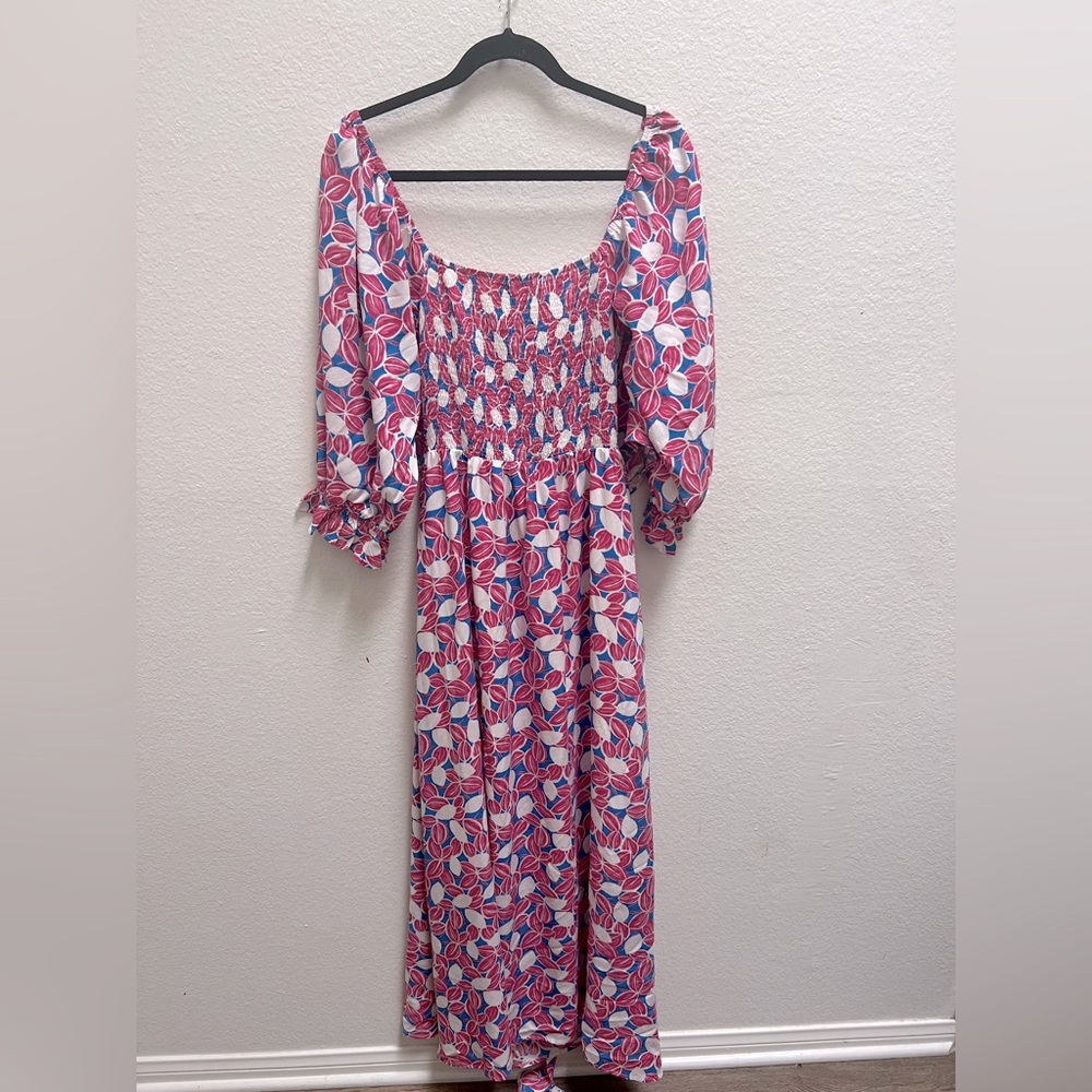 Floral Smocked Maxi Dress